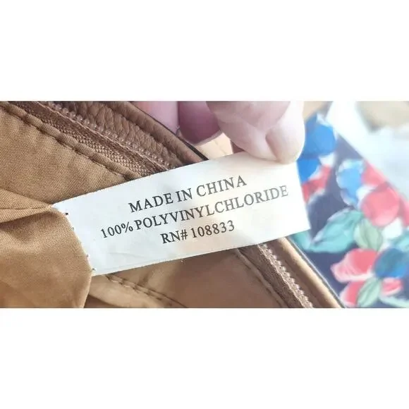 LIZ CLAIBORNE Floral Purse Women's Liz Sport Medium Tote 16 " Long x 10" Tall - Picture 12 of 12